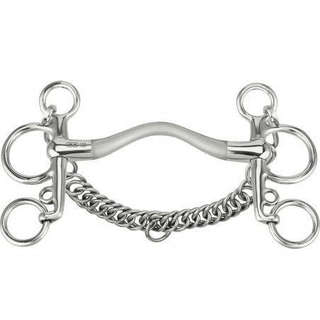 Mors pelham Sprenger Satinox passaggio per la lingua