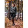 Gilet da equitazione ultraleggero senza maniche B Vertigo Sia da donna - Verde edera