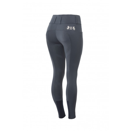 Pantaloni da equitazione a grip integrale Meghan B Vertigo a vita alta donna