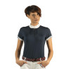 Polo da donna a maniche corte Kavala Flags & Cup - Blu navy