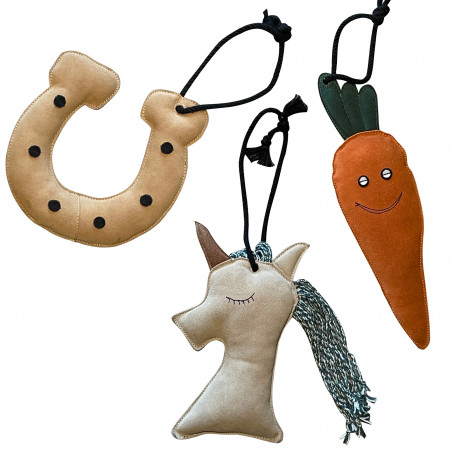 Giocattolo per cavalli in cuoio Canter