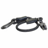 Lunga di attacco elastica per camion Imperial Riding Little Space 60 cm - Nero