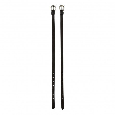 Strisce per speroni Marsiglia Horze fibbia con strass