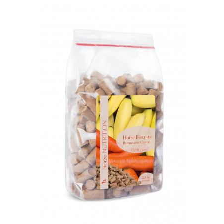 Biscotti alla banana e carota Horze Leccornie 2,5 kg