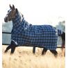 Coperta Horseware Rhino Plus Turnout 0g - Marina a quadri / indaco