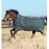 Coperta Horseware Rhino Wug Vari-Layer 450g - Verde a quadri / blu navy