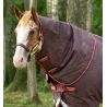Copricollo Horseware 0g per Coperta Amigo Bravo 12 Originale - Bordeaux / blu navy / grigio titanio