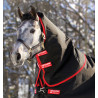 Copricollo Horseware 250g per coperta Rambo Supreme 1680D - Nero / rosso