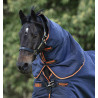 Copricollo Horseware 50g per coperta Rambo Supreme - Blu navy / arancione