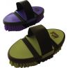 Spazzola in nylon Hippotonic Softgrip flessibile - Viola / nero