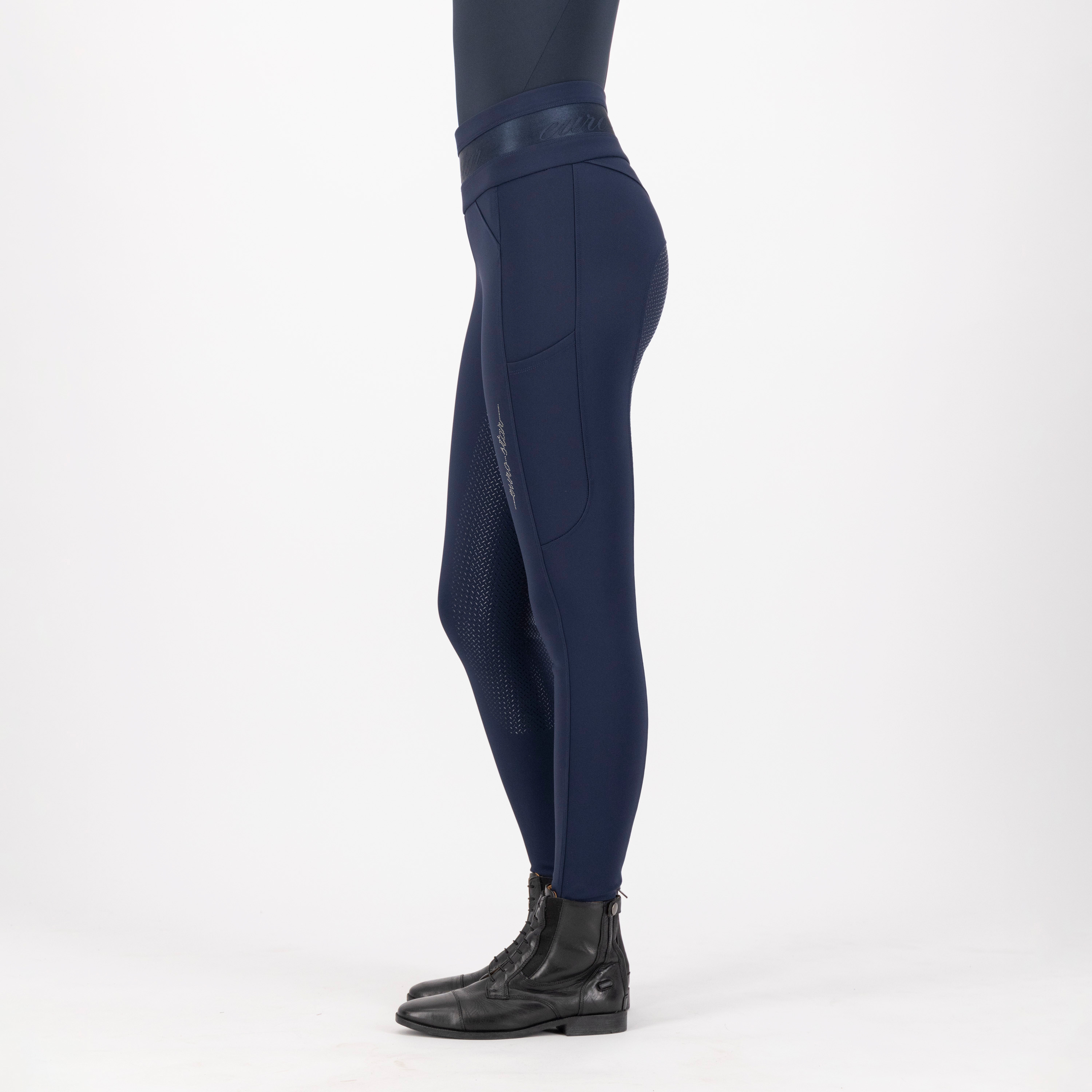 Leggings da equitazione Euro-Star Impress FullGrip Blu navy Leggings da equitazione Euro-Star Impress FullGrip Blu navy