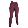 Pantaloni Sunshine con rinforzi in silicone HKM - Rosso scuro