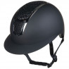 Casco Glamour Shield HKM - Nero / argento