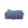 Coperta highneck Starter 600D foderata in pile HKM - Blu scuro
