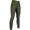 Pantaloni Lea con fondo integrale in silicone HKM - Verde scuro