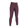 Pantaloni Helene con rinforzi in silicone HKM - Rosso scuro