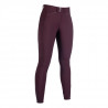 Pantaloni Helene con fondo integrale in silicone HKM - Rosso scuro