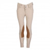 Pantaloni Hunter Kids con rinforzi in Alos HKM - Naturale scuro