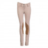 Pantaloni Jodhpur Hunter Kids II con rinforzi in Alos HKM - Naturale scuro