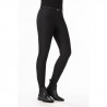 Pantaloni softshell Winner con fondo in silicone HKM - Nero