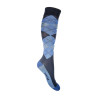 Calzini Check Classico HKM - Blu scuro / blu medio modello precedente