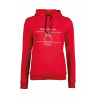Felpa con cappuccio Equine Sports Style HKM - Rosso