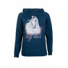 Felpa con cappuccio Horse Spirit HKM - Blu scuro