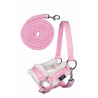 Capestro e lunghina Hobby Horsing HKM - Rosa