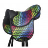Sella per Shetland set Colourful HKM - Cuore / nero