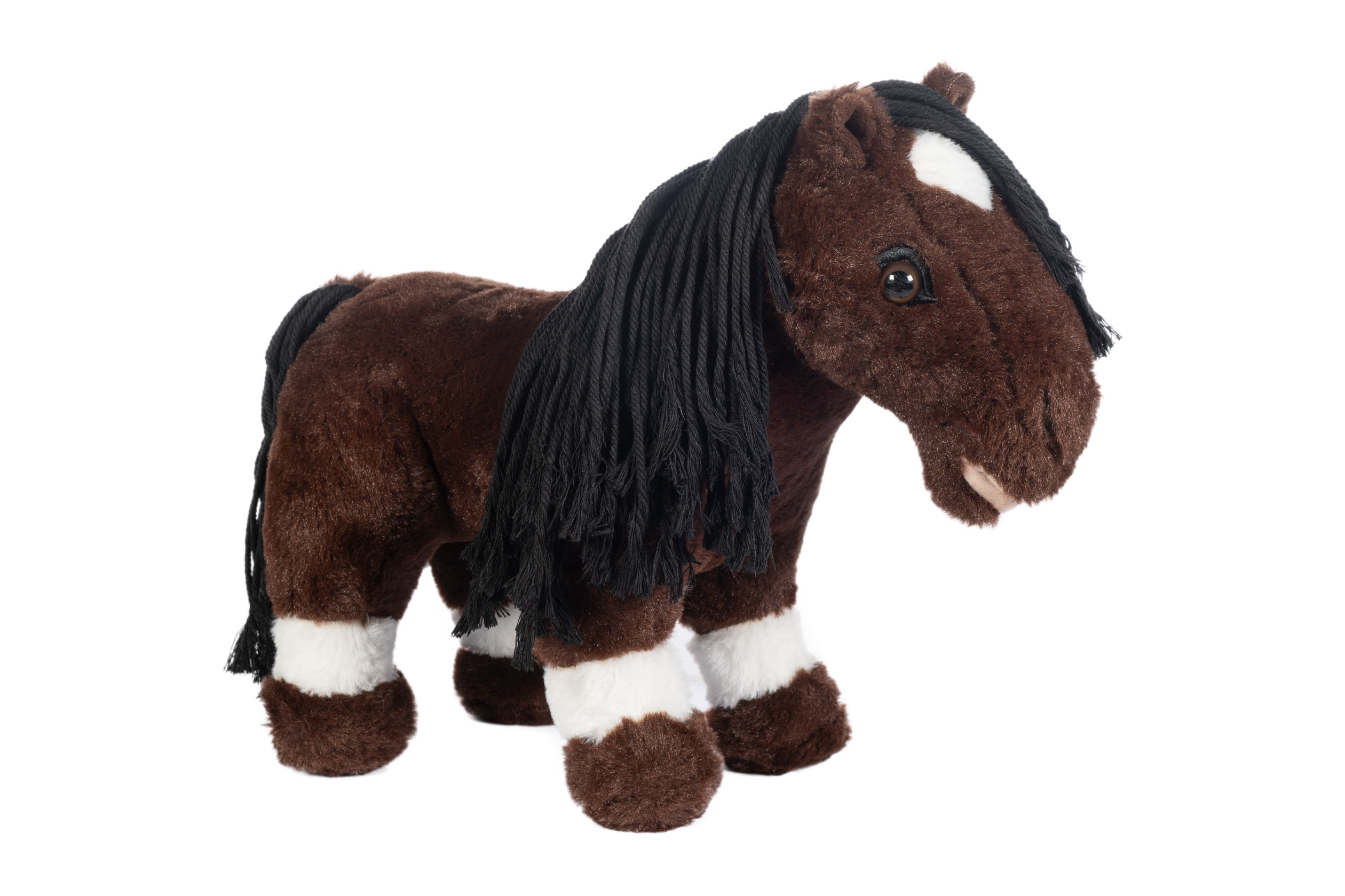 Peluche HKM Cuddle Pony Marrone scuro