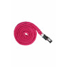 Longe Stars Softice con moschettone antipanico HKM - Rosa