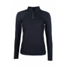 Polo a maniche lunghe Port Royal HKM - Nero