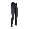 Pantaloni Penny Easy con rinforzi in tessuto HKM - Nero / nero
