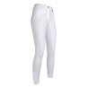 Pantaloni Kate con rinforzi in silicone HKM - Bianco