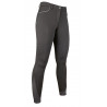 Pantaloni Equilibrio Style con fondo integrale in silicone HKM - Marrone scuro