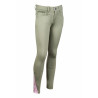 Pantaloni Horse Spirit con rinforzi in silicone HKM - Grigio verde