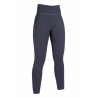 Leggings Cosy Style con fondo integrale in silicone HKM - Grigio scuro