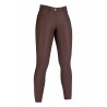 Pantaloni Luna con rinforzi in silicone HKM - Marrone scuro