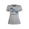 T-shirt Grafico Cavallo HKM - Grigio chiaro / mélange