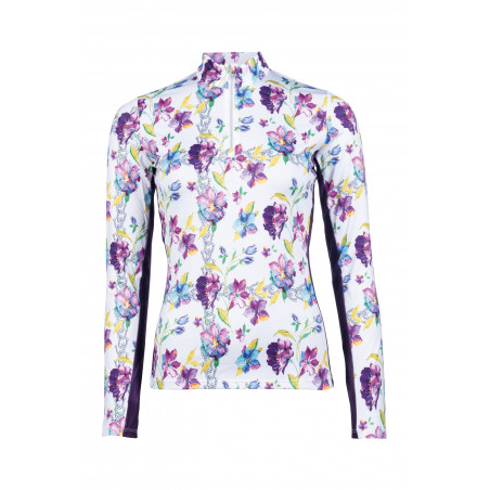 T-shirt funzionale Lilac Flower HKM