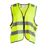 Gilet di sicurezza con zip Horze Supreme color fluorescente