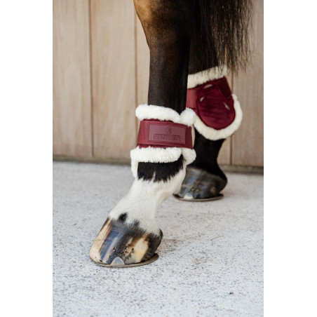 Paratendini posteriori per giovani cavalli Velvet con montone vegano Kentucky