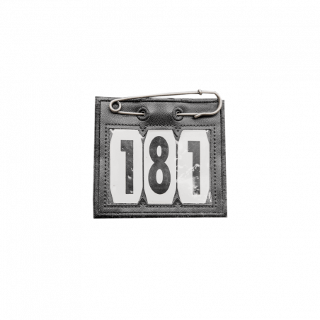 Portanumero in PVC con spilla di sicurezza Kentucky