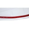 Tappeto Daytona Obstacle Privilege Equitazione - Bianco / rosso