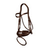 Briglia Capezzina Combinata Large New English Collection by Dy'on - Marrone