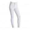 Pantaloni Kingsland Classic KLkaden con basanesi Junior ragazzo - Bianco