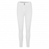 Pantaloni da equitazione Kingsland KLkaya con grip al ginocchio da donna - Bianco