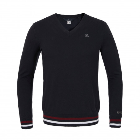 Maglione Kingsland Classic con scollo a V in maglia da uomo