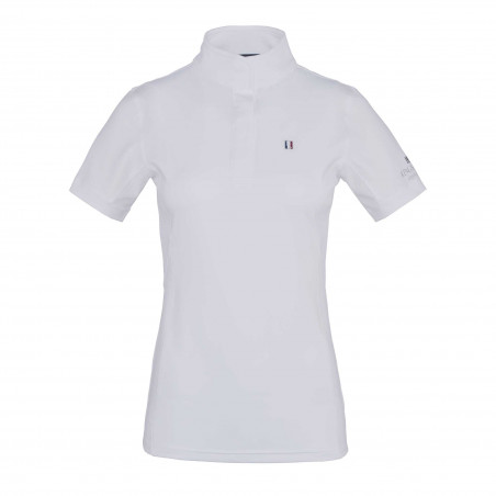 Camicia da concorso Kingsland Classic a maniche corte con colletto alto da donna
