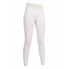 Leggings HKM Lavender Bay con grip in silicone a tutta seduta - Bianco
